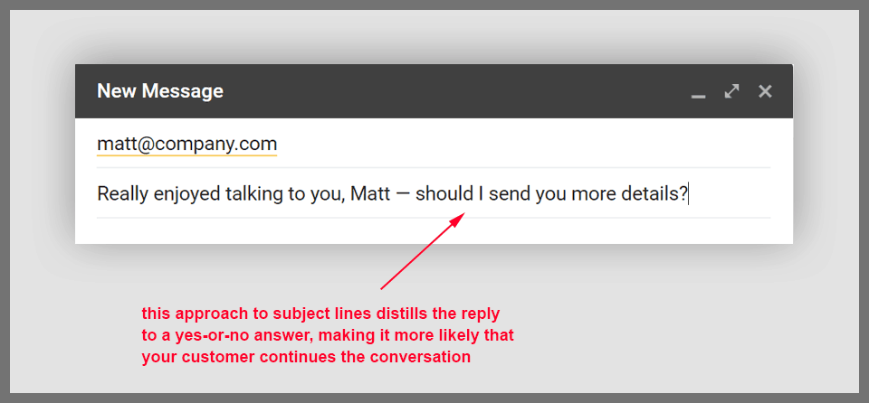 using call to actions in a thank you email